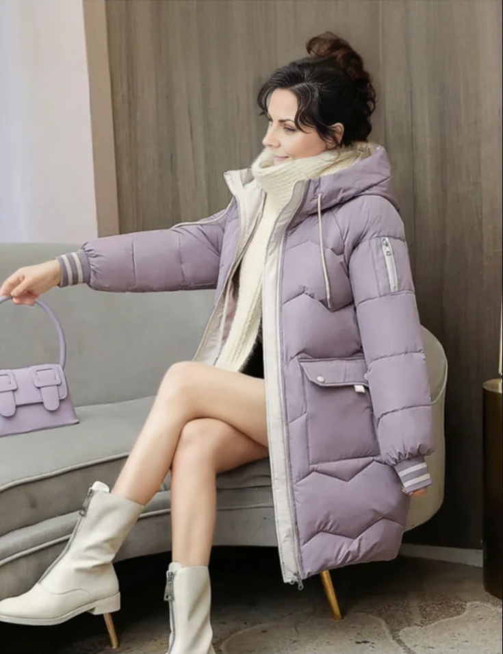 Alessia | gezellige winter gevoerde parka damesjas