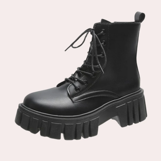 Venetia - dames veterlaarzen met robuuste zool