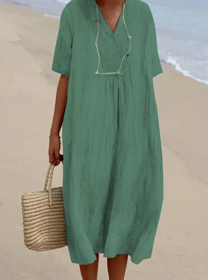 Luchtige zomerjurk in boho-stijl - lichtheid en comfort