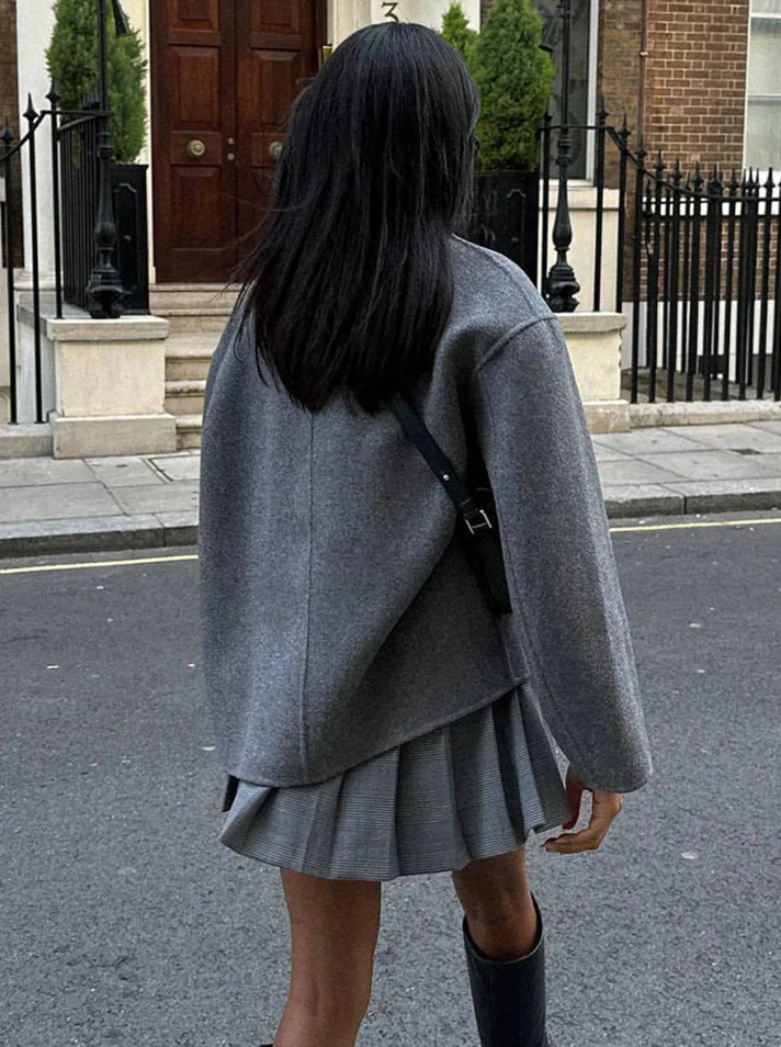 Lisa | trendy oversized pasvorm damenmantel