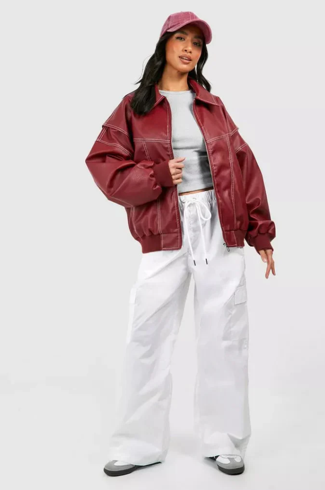 Agnete | oversized bomberjack met rits voor de herfst