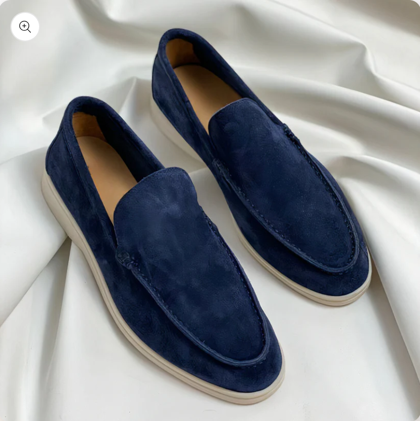 Gio - vintage leren herenloafers