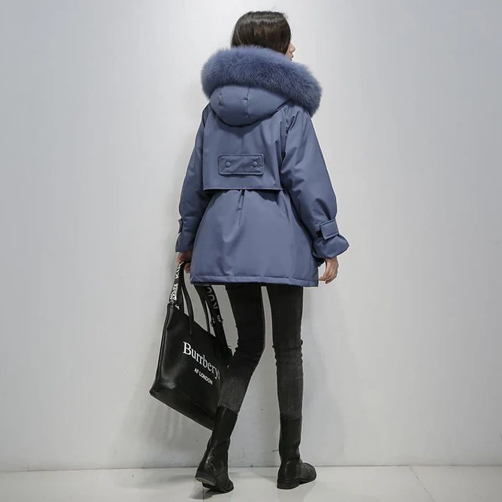 North fay winterparka met bont voor dames