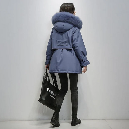North fay winterparka met bont voor dames