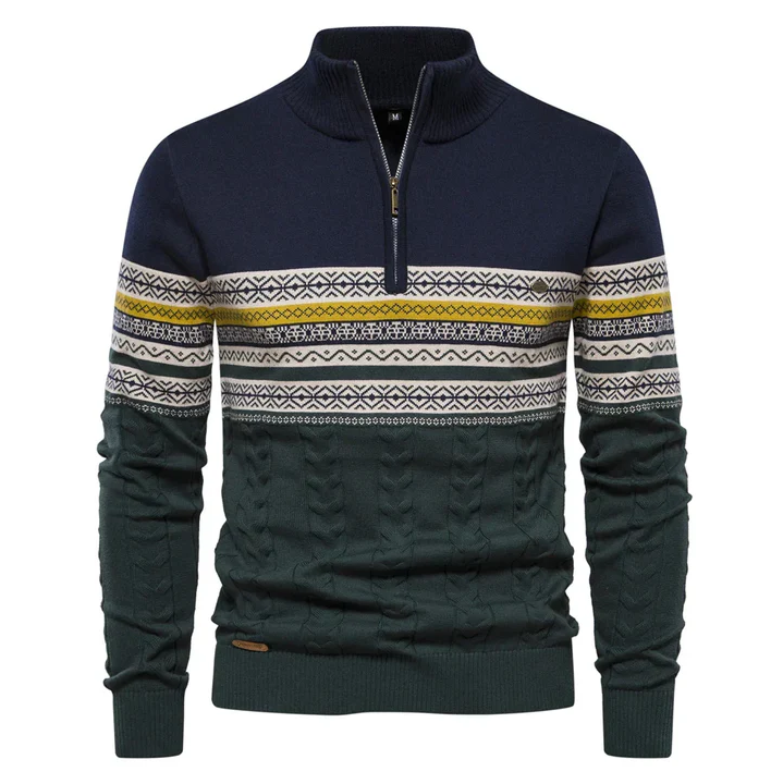 Roezeva | hoogwaardige trui met retro-patroon