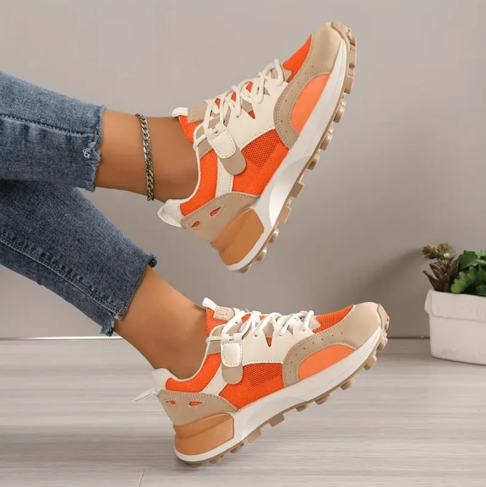 Casual kleurrijke ademende sneakers voor dames