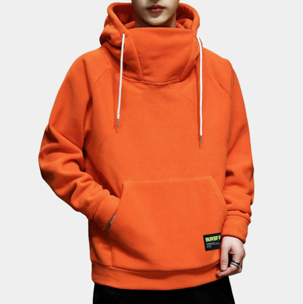 Warme grote maten hoodie voor heren