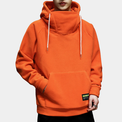Warme grote maten hoodie voor heren