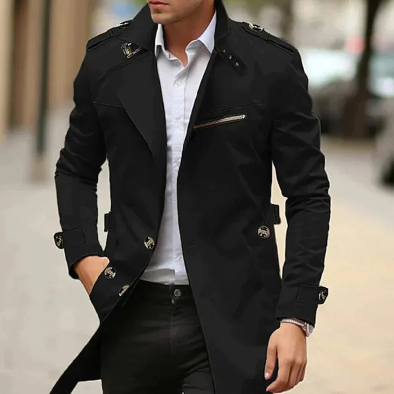 Dominic | elegante lichtgewicht trenchcoat heren