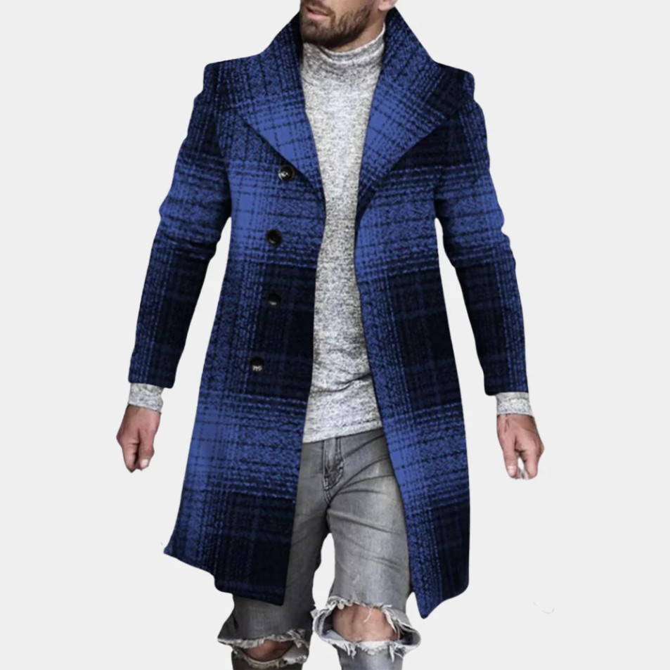 Trendy halflange jas voor de moderne man