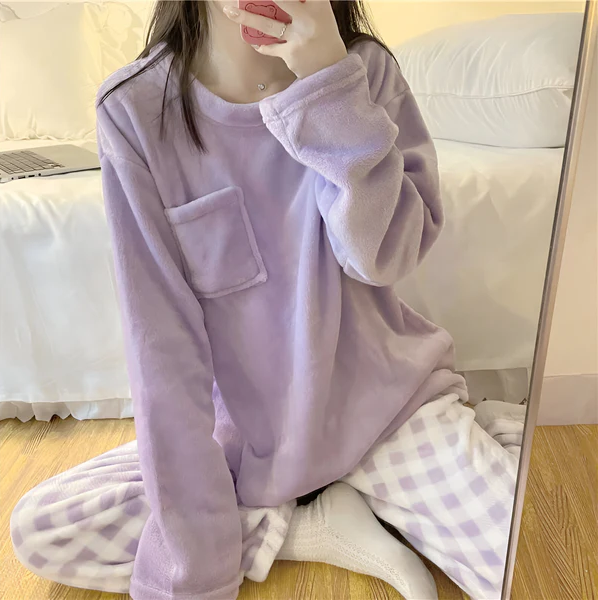Gerda | gezellige fleece pyjamaset