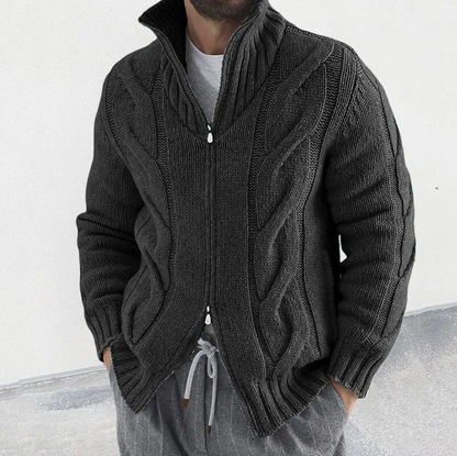 Premium gebreid herenvest - elegant en warm
