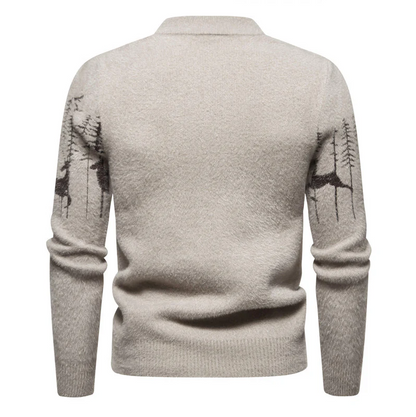 Premium herentrui in kerstlook