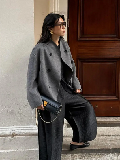 Lisa | trendy oversized pasvorm damenmantel