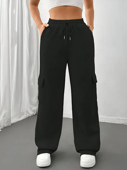 Zora | comfortabele en stijlvolle joggingbroek met klepzakken