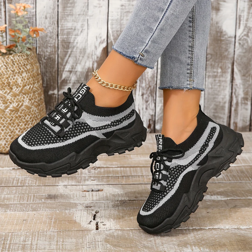 Ademende mesh-sneakers voor dames