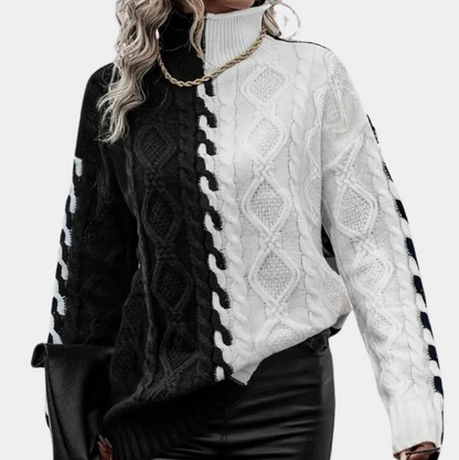 Lujza - stijlvolle en moderne dames colt trui voor een verfijnde look