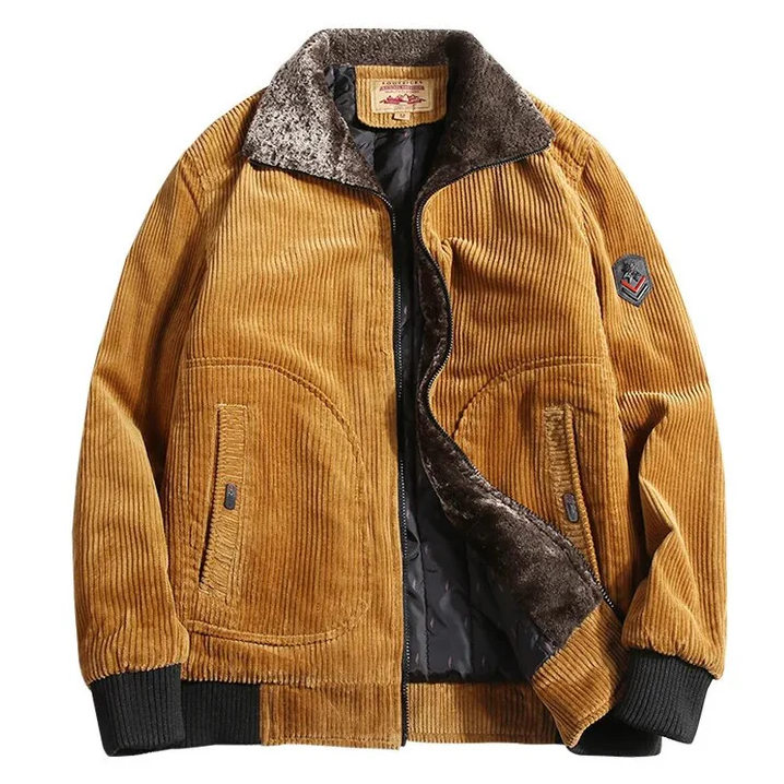 Brovade | stijlvolle winter corduroy jas voor heren