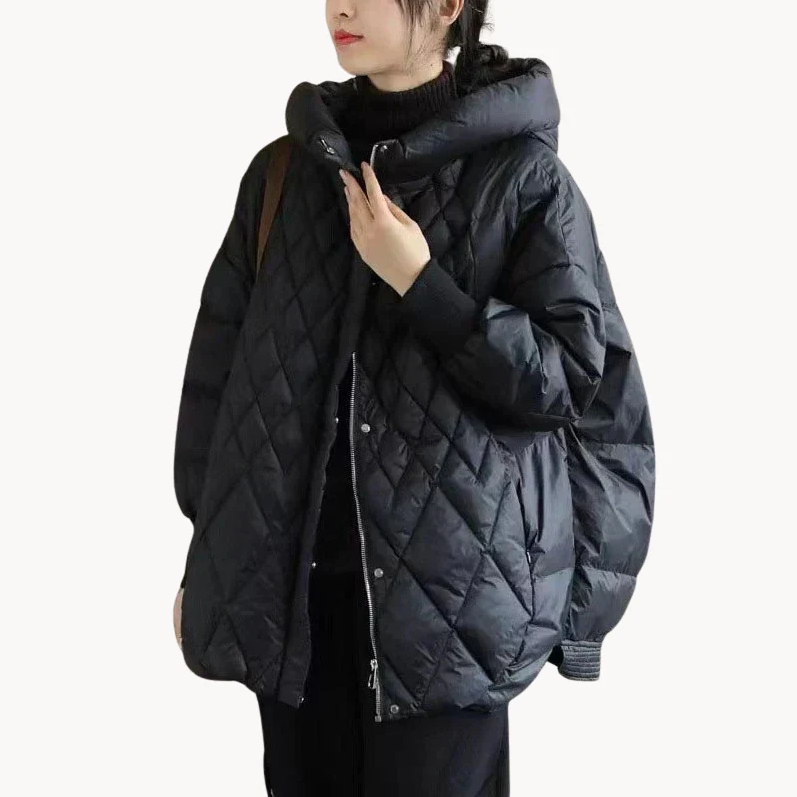 Ghislaine | warme casual eendendons damesjas