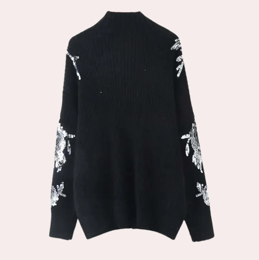 Laini - glamoureuze trui met pailletten voor dames