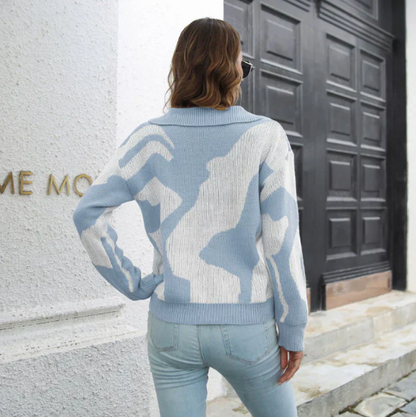 Tiera - stijlvolle gebreide trui van katoen