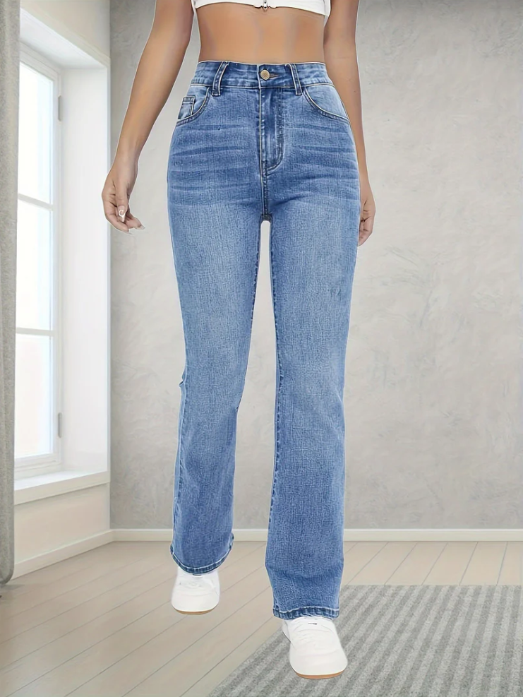 Lovisa - lichtblauwe bootcut jeans