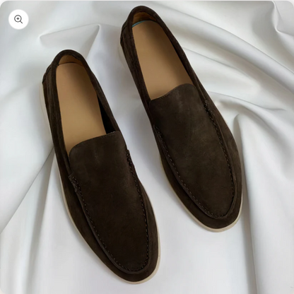 Gio - vintage leren herenloafers