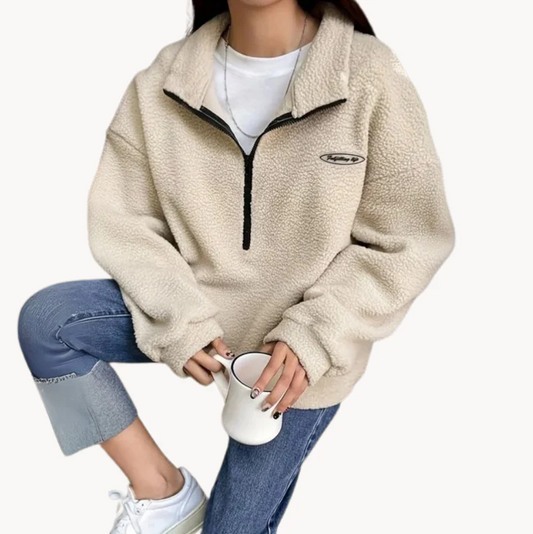 Walburga | veelzijdige damestrui met rits