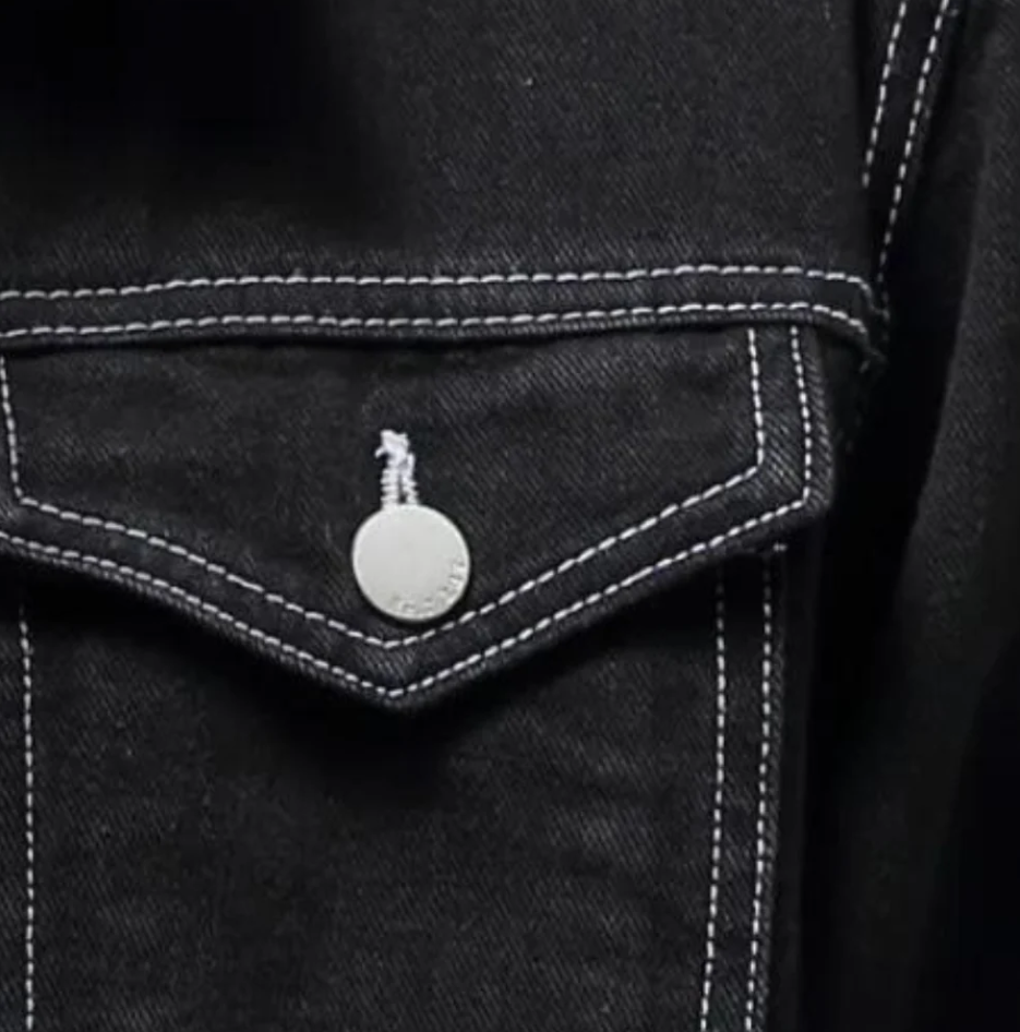 Darcio - winterspijkerjack met knopen voor heren