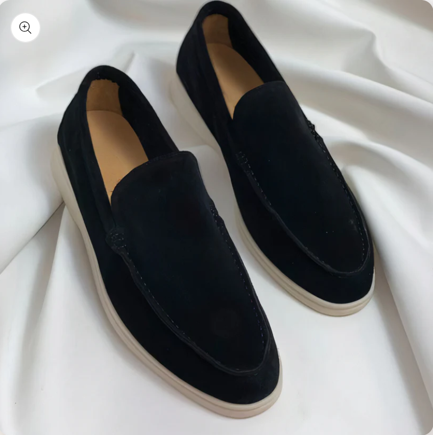 Gio - vintage leren herenloafers