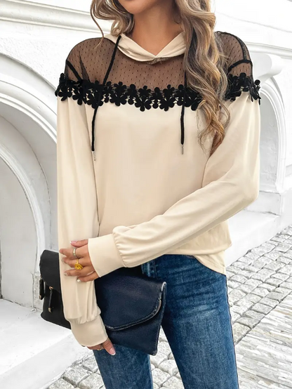 Ila - elegante mesh-hoodie