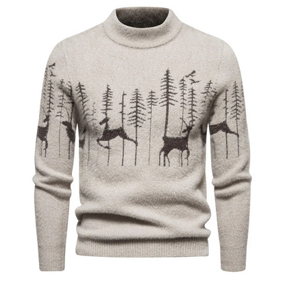 Premium herentrui in kerstlook