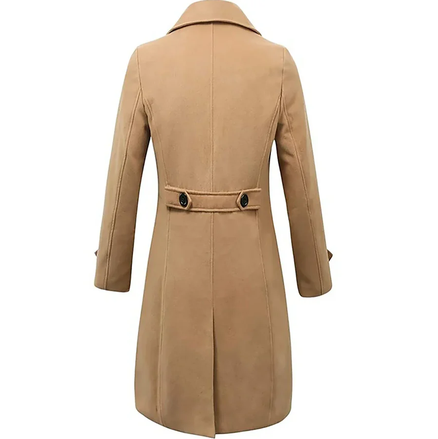 Elegante herenwollen jas voor koele dagen