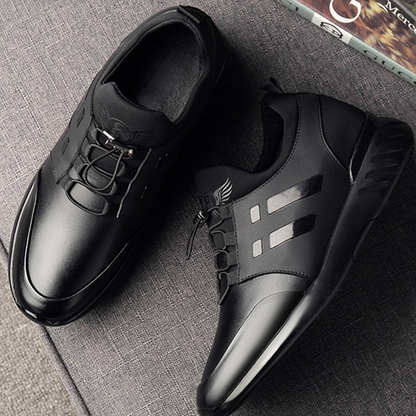 Comfortabele orthopedische premium herenschoen gemaakt van leer