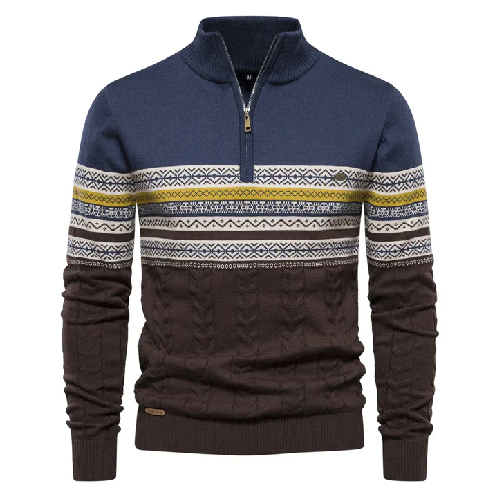Roezeva | hoogwaardige trui met retro-patroon