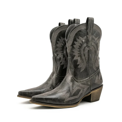 Sinaa | klassieke westerse leren cowboylaarzen voor dames