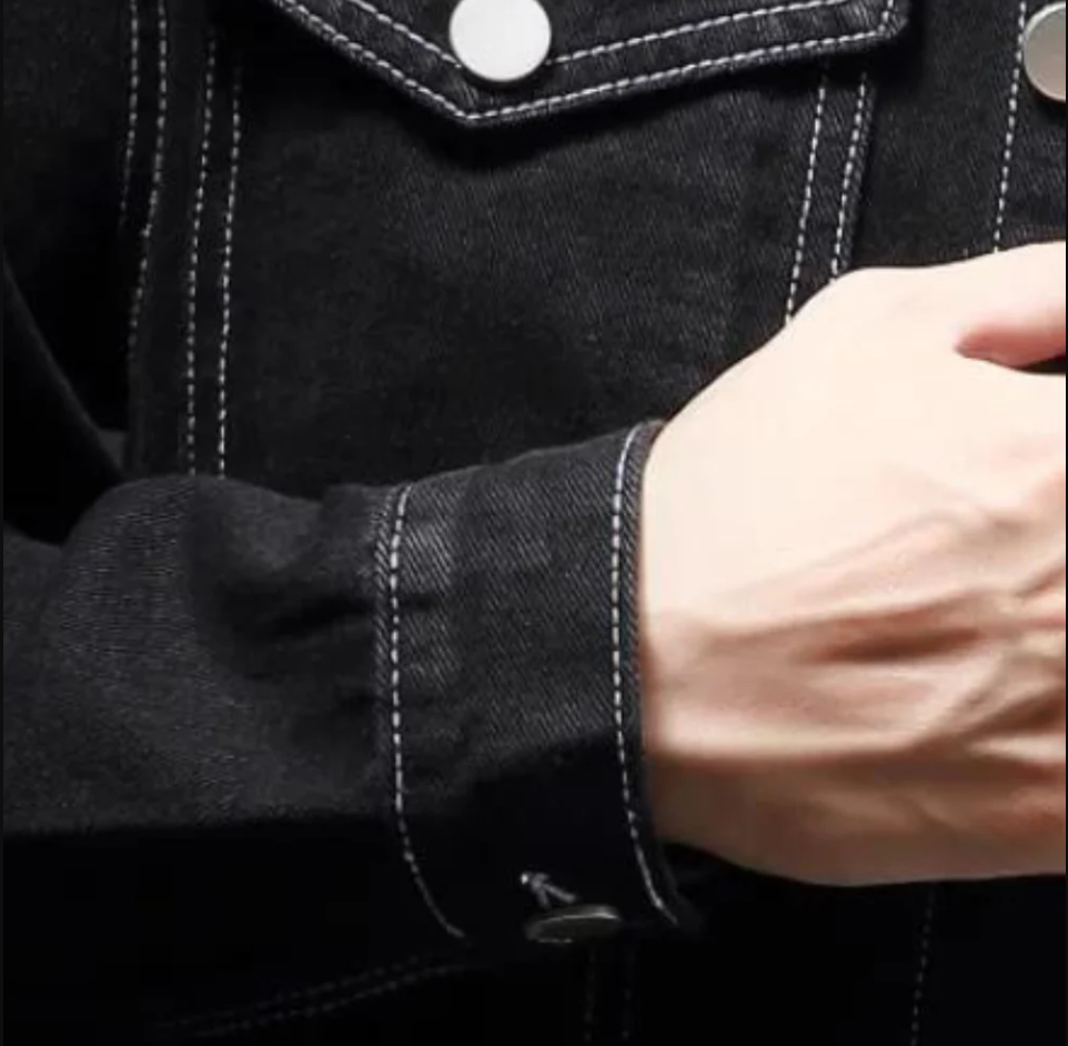 Darcio - winterspijkerjack met knopen voor heren