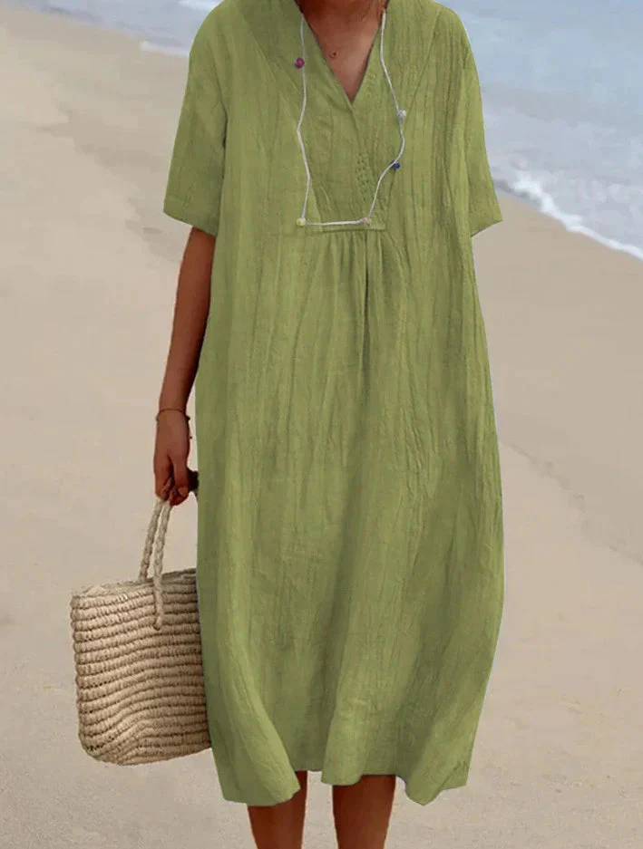 Luchtige zomerjurk in boho-stijl - lichtheid en comfort