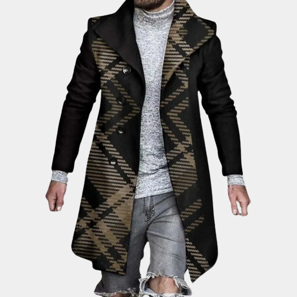 Trendy halflange jas voor de moderne man