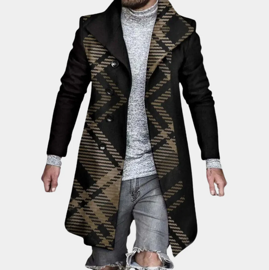 Trendy halflange jas voor de moderne man