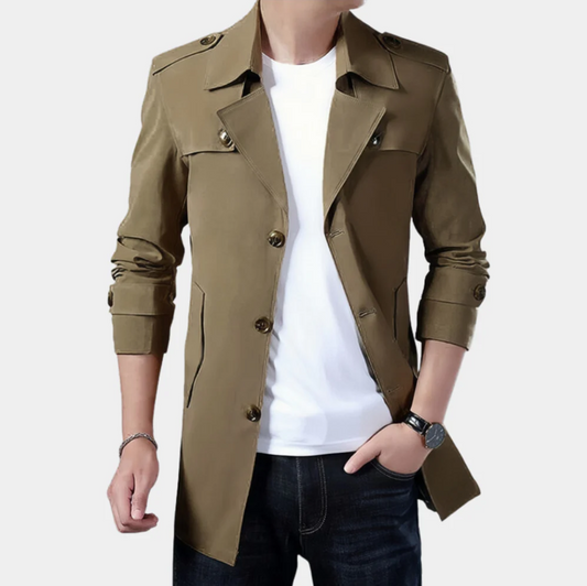 Gregorio - elegante klassieke trenchcoat voor de moderne man