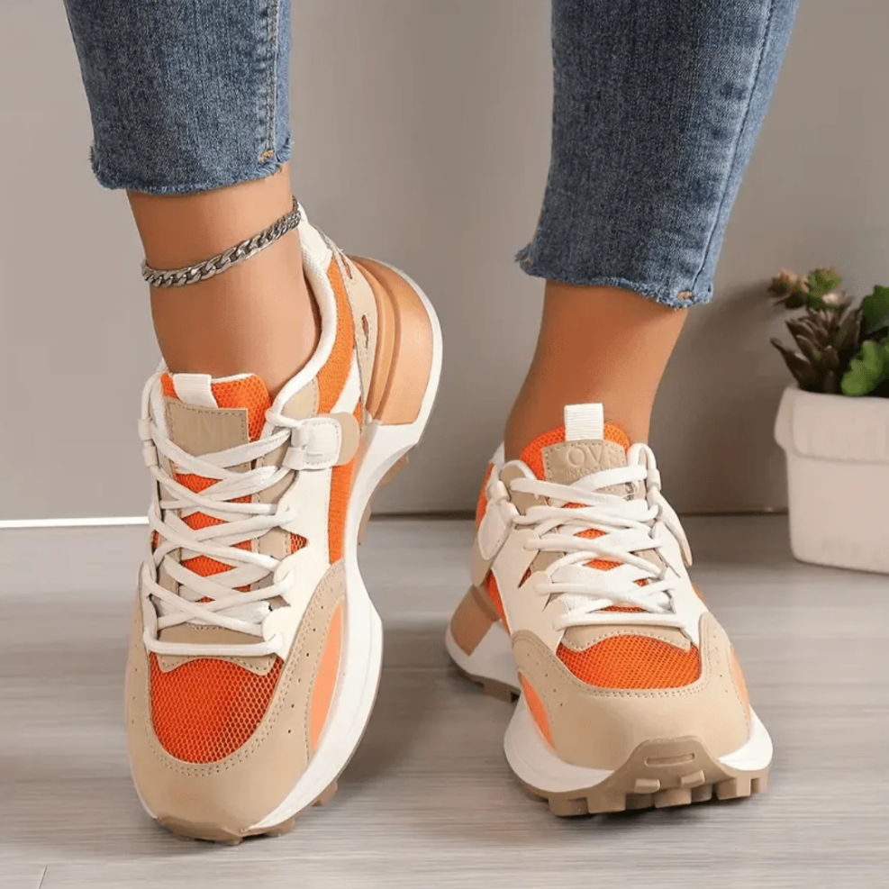 Casual kleurrijke ademende sneakers voor dames