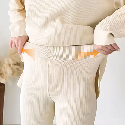 Lauren | chique tweedelige set met v-hals voor dames