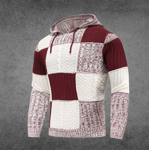 Leif | moderne wollen hoodie voor heren