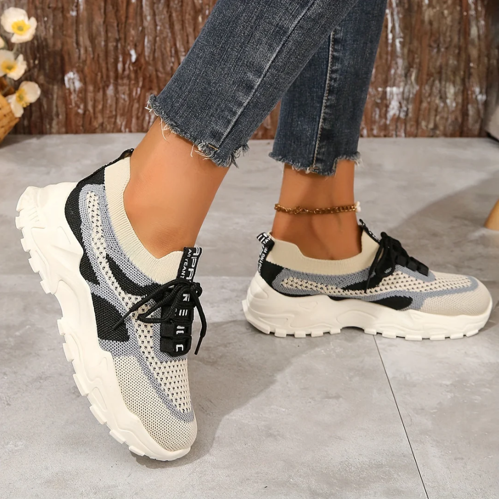 Ademende mesh-sneakers voor dames