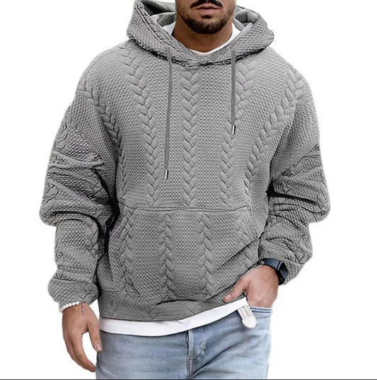Comfortabele herenhoodie voor koude dagen