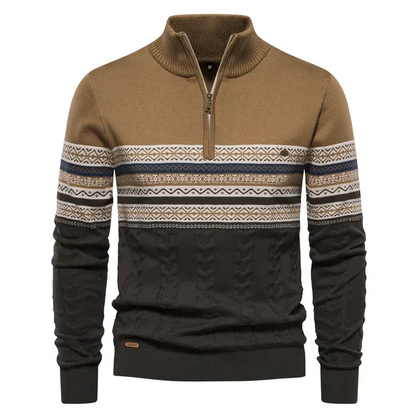 Roezeva | hoogwaardige trui met retro-patroon