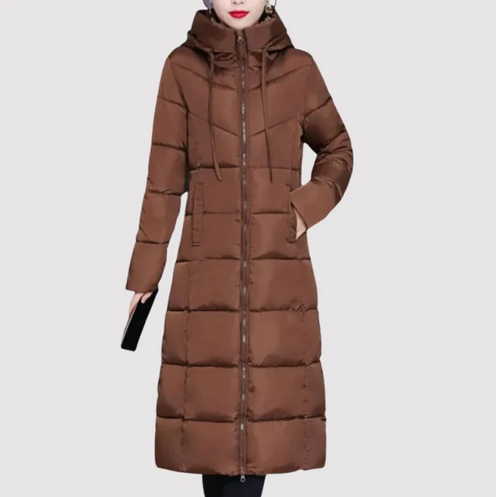 Leona | lange winterjas voor dames