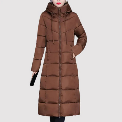 Leona | lange winterjas voor dames