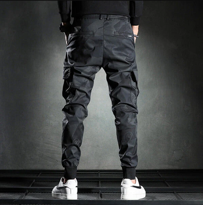 Zwart slim-fit chinobroek voor heren